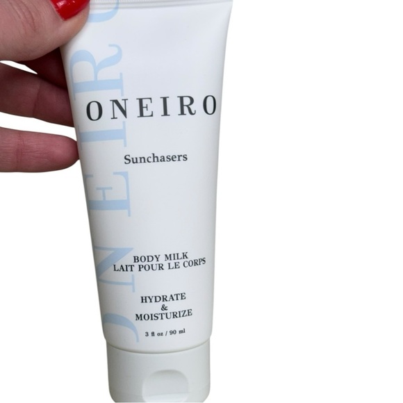 Oneiro Sunchasers 4-Piece Set w/ Clear Travel Bag Shampoo Body Wash Lotion - Picture 10 of 13